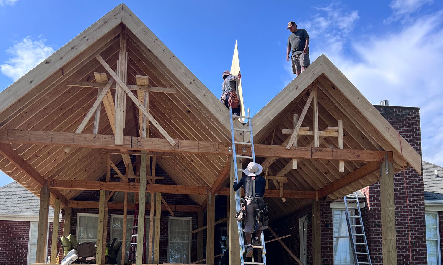 building a roof