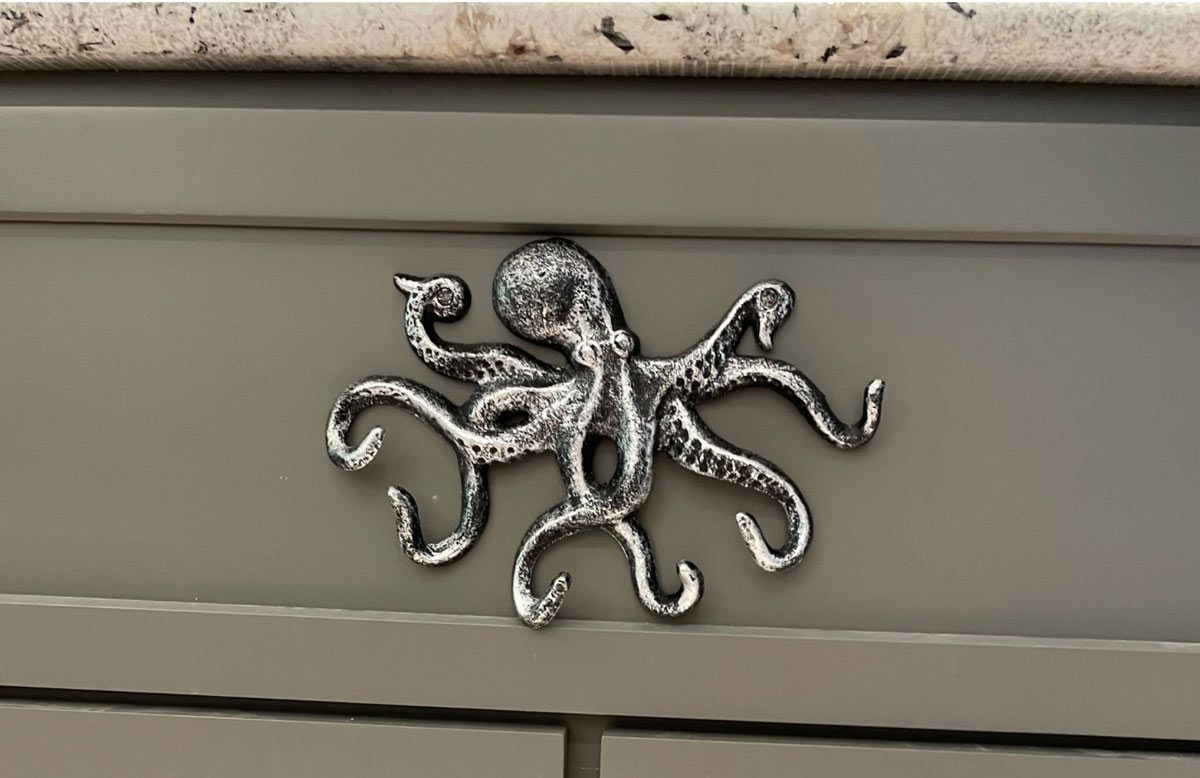 Octopus cabinet detail